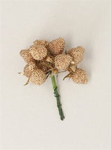 Gold Raspberry Bunch Pick