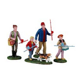 Family Fishing Day Set Of 4