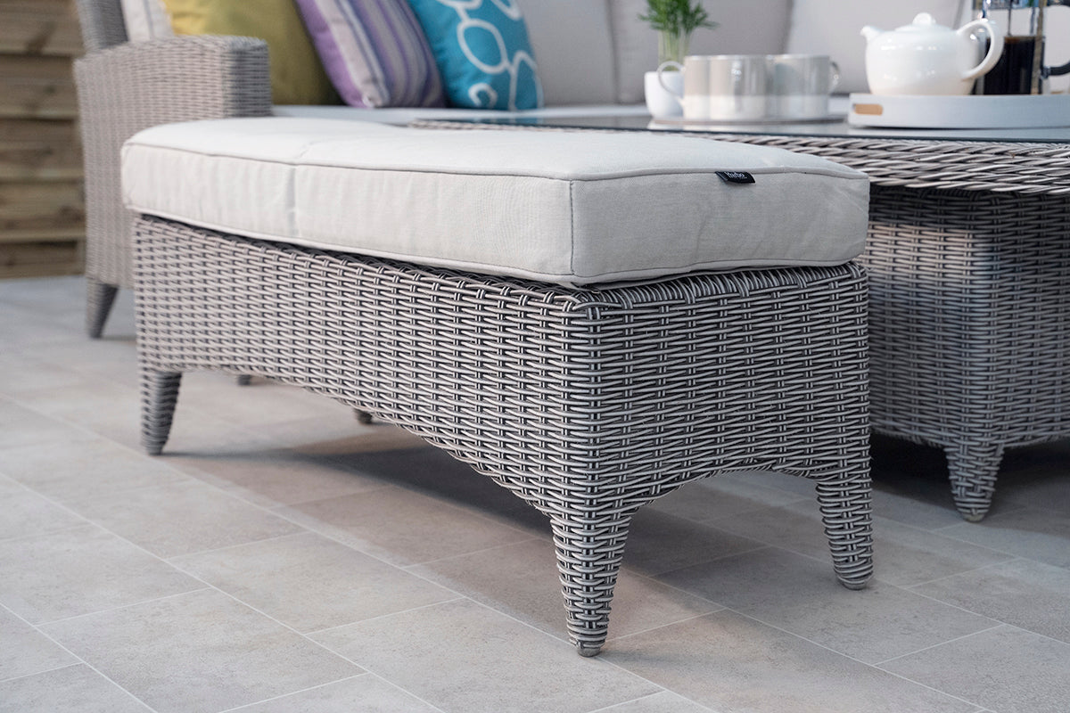 Valencia L Shape Rattan Corner Dining Set