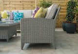 Valencia L Shape Rattan Corner Dining Set