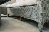 Valencia L Shape Rattan Corner Dining Set