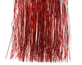 Tinsel vinyl shiny red