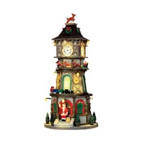 Lemax Christmas Clock Tower With 4.5V Adaptor