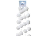 Snow garland polyester