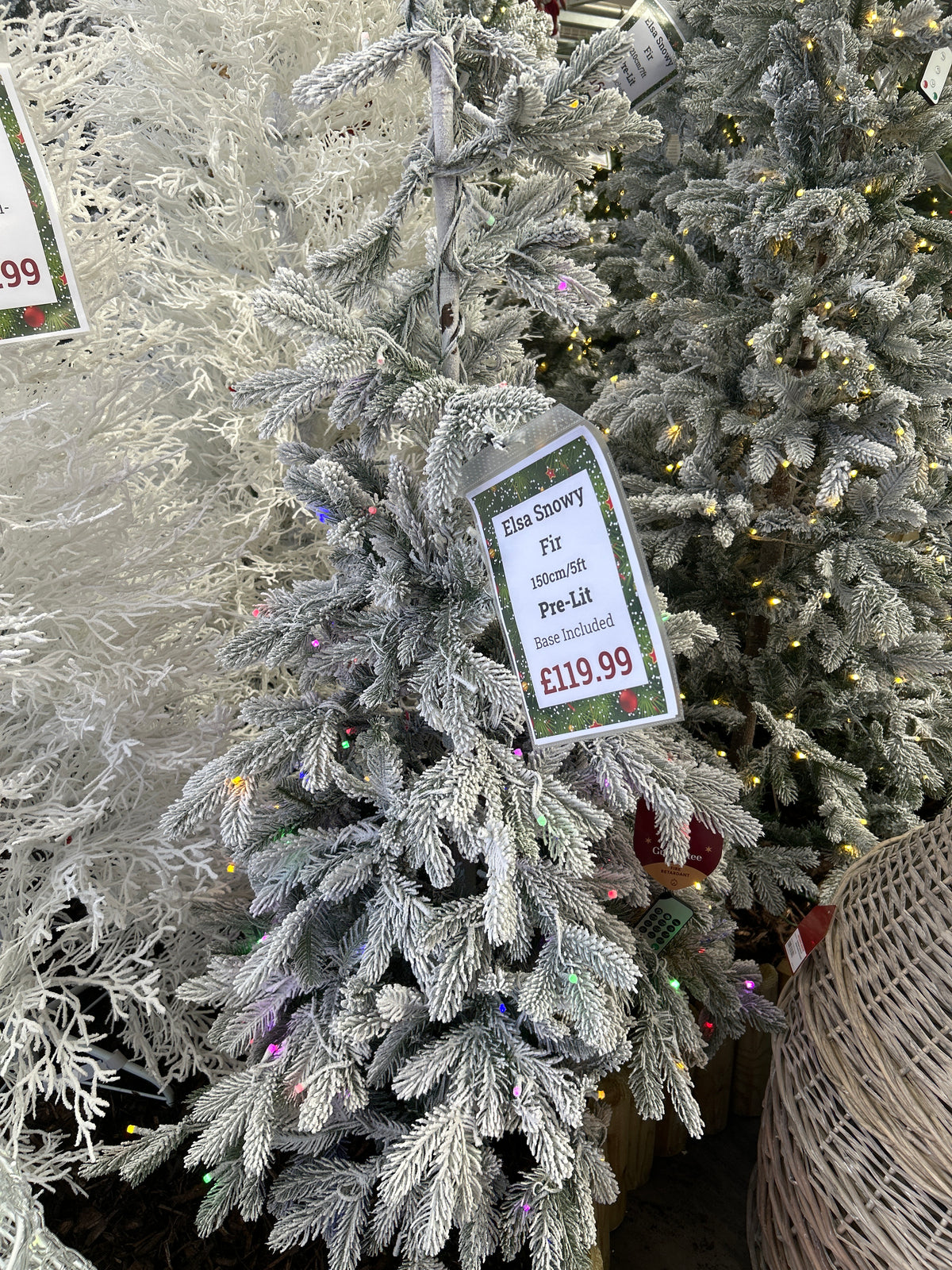 Elsa Frosted Snowy Fir Pre-Lit 5ft