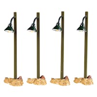 Lemax Rustic Street Lamp Set of 4