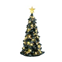 Snowy Christmas Tree, MULTI LIGHT, B/O (4.5V)