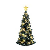 Snowy Christmas Tree, MULTI LIGHT, B/O (4.5V)
