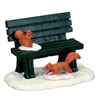 Lemax Park Bench In Winter