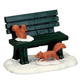 Lemax Park Bench In Winter