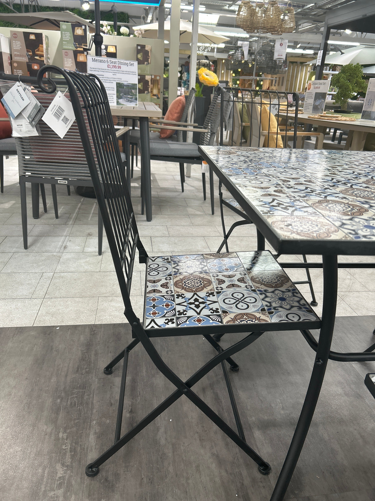 Alexandria 90cm Mosaic 4 Place