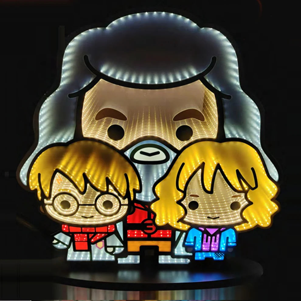 65CM Hagrid Harry Hermione Infinity Lights