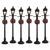 Gas Lantern Street Lamp Set of 6 B/O (4.5V)