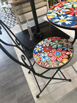Floral Fiesta 60cm Mosaic Bistro Set