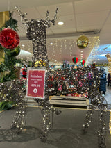 124cm Micro LED Reindeer Mains