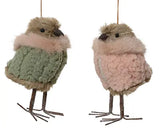 Bird polyester 8cm 2col ass