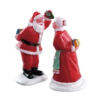 Lemax Under The Mistletoe Set Of 2