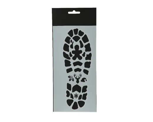Stencils footprint pet