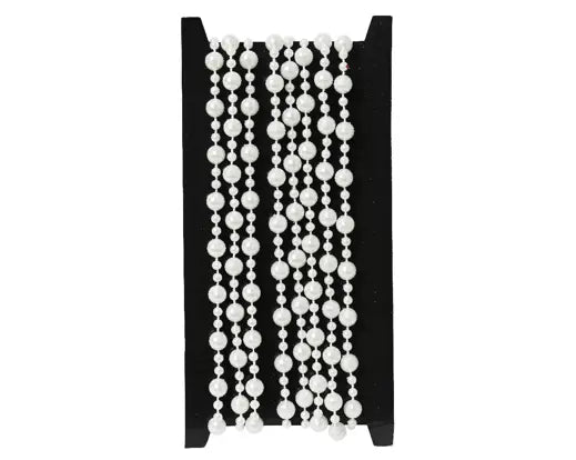 Bead garland white 270cm