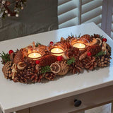 WinterSpice Trio Candle Holder - 36cm