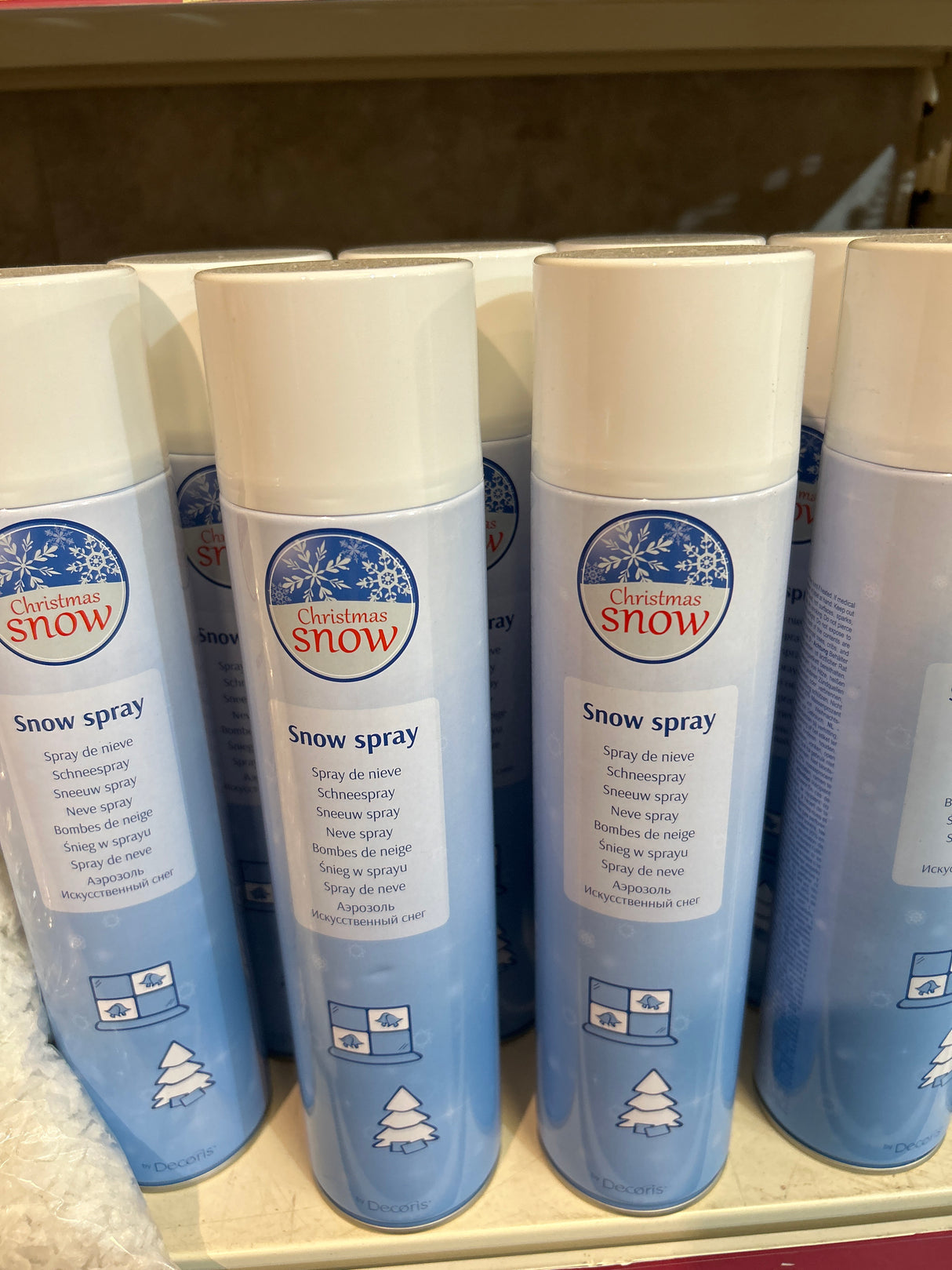 Snow spray metal large