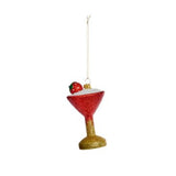 Cocktail Pendant - Red/Gold