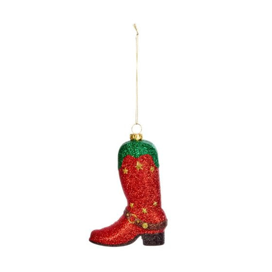 Cowboy Santa Pendant