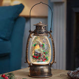 Festive Robin Lantern