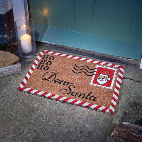 Dear Santa Door mat - 40 x 60cm