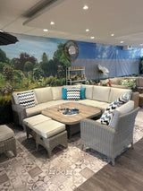 Valencia Compact Rattan Corner Lounge Dining Set