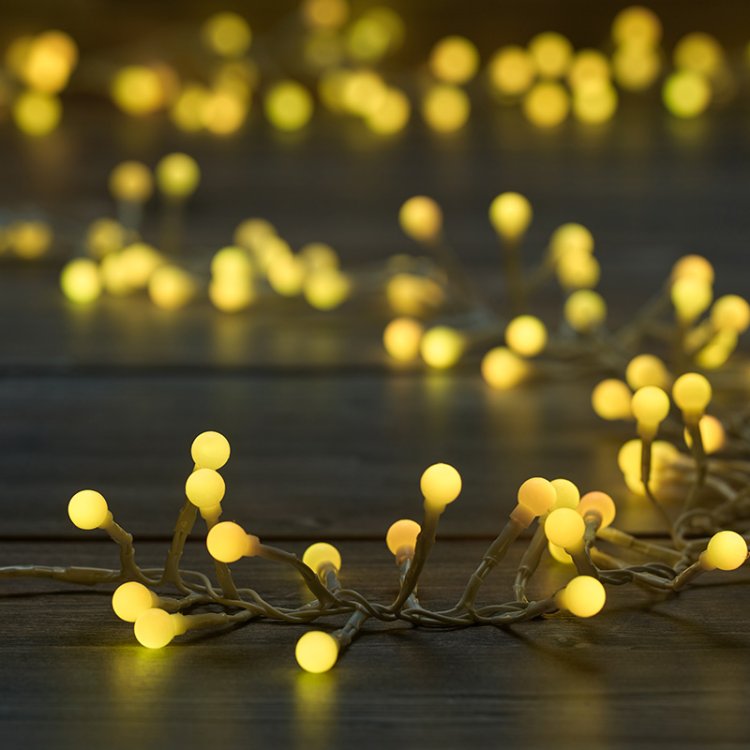 250 LED Globe String Lights (various colours)