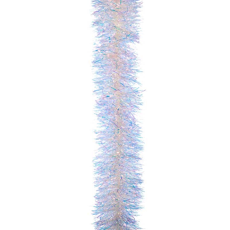 Deluxe Tinsel Garland - 10cm - Iridecent