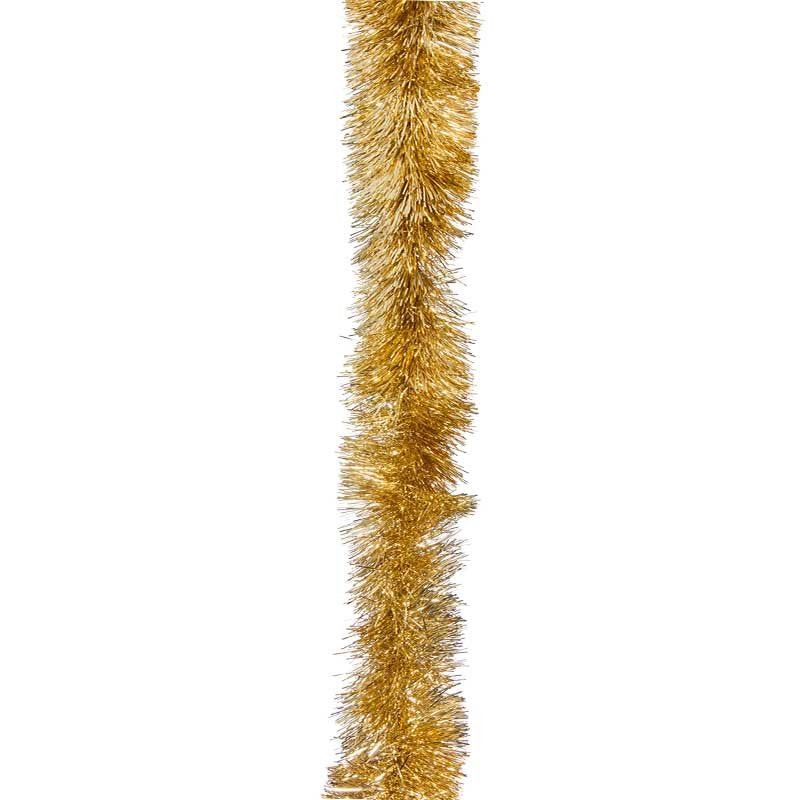 Deluxe Tinsel Garland - 10cm - Gold