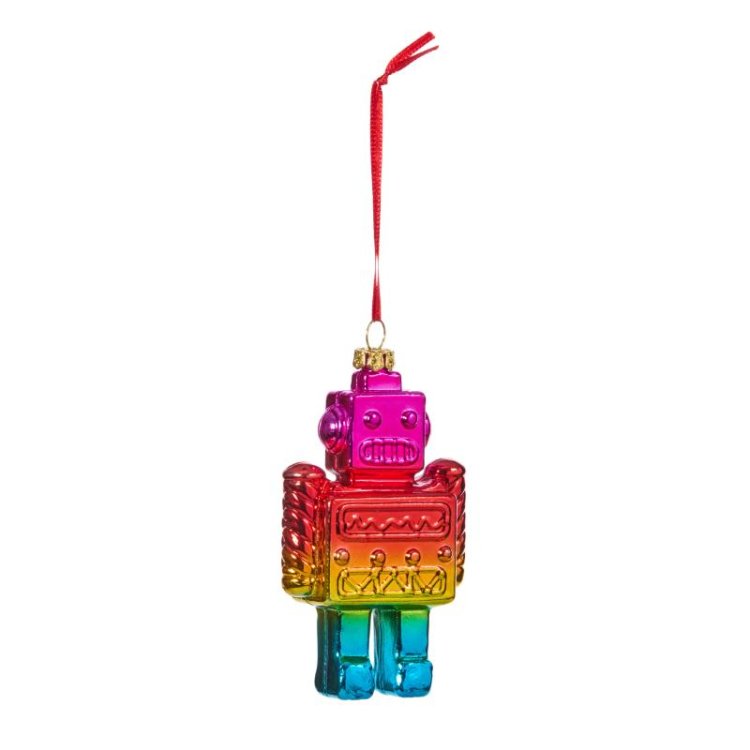 Rainbow Robot Pendant