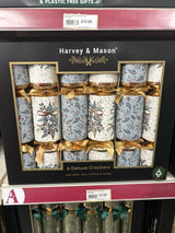 6 Deluxe Mistletoe 13.5" Crackers