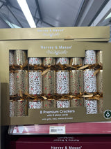 8 Premium Gold Foliage 12.5" Crackers