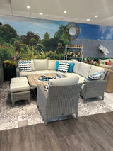 Valencia Compact Rattan Corner Lounge Dining Set