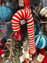 Candy cane polyester 22cm