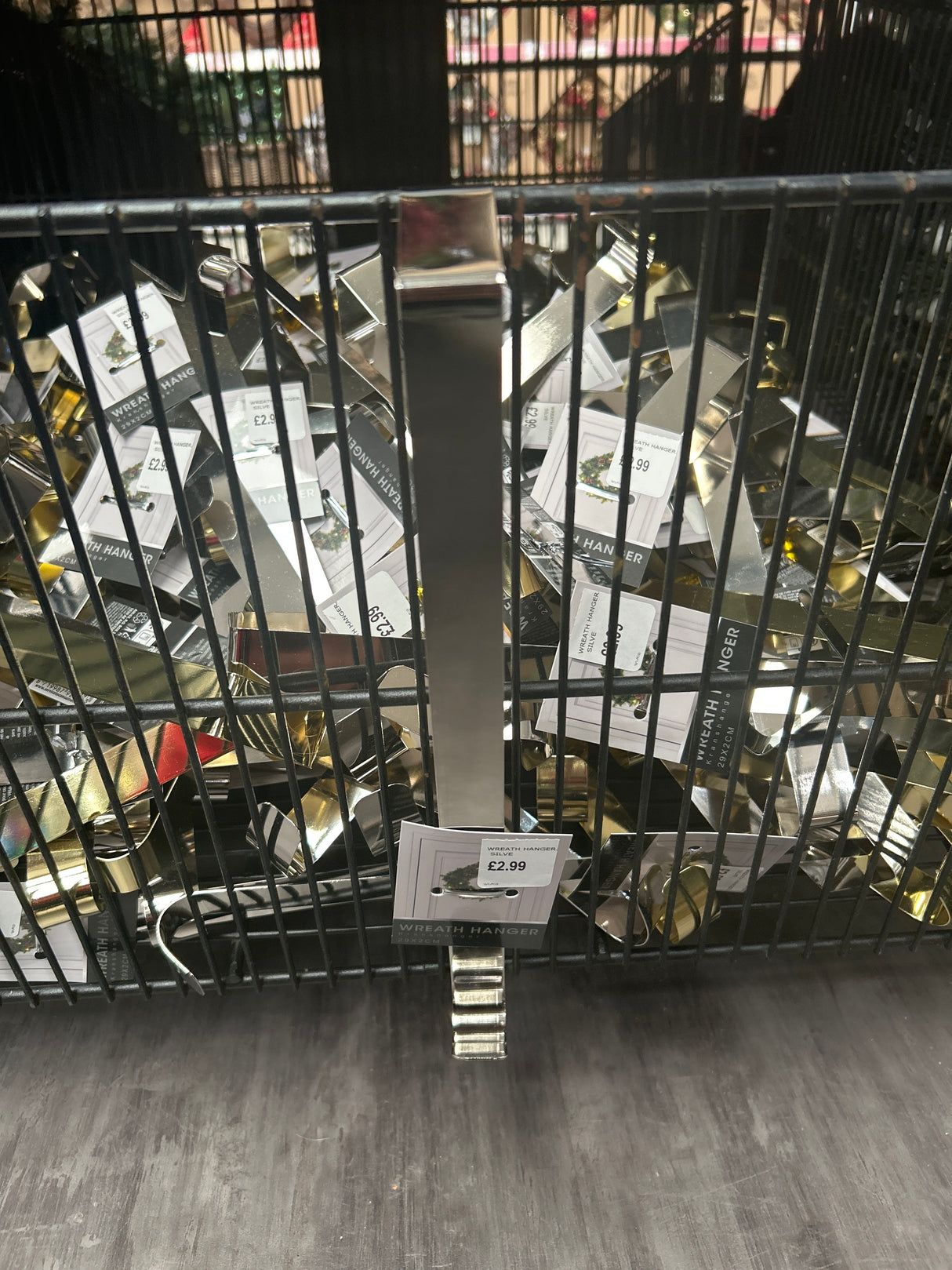Wreath Hanger Silver