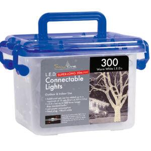 300 LED Connectable Lights (Various Colours)