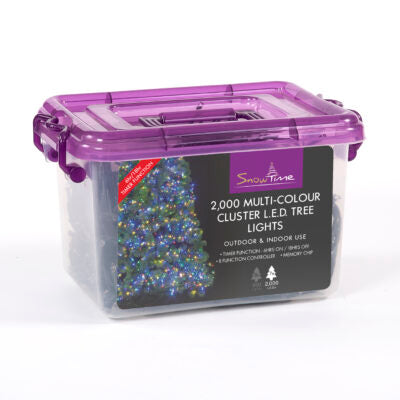 2000 LED Cluster w/Timer (Various Colours)