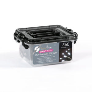 360 LED Compact Lights w/Timer (Various colours)