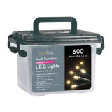 600 LED Compact Lights w/Timer (Various colours)