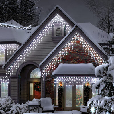 600 LED Icicle Lights (Various colours)