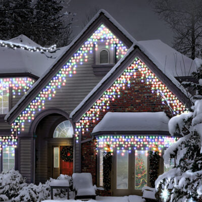 600 LED Icicle Lights (Various colours)