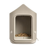 Cosy bird feeder 18cm mushroom beige