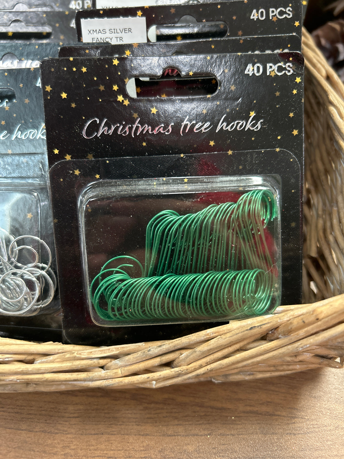 Tree Hooks Green 40pcs