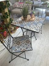 Alexandria 60cm Mosaic Bistro Set