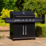 GRILLSTREAM STEALTH 6 BURNER WITH SIDE BURNER - MATT BLACK