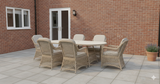 Penang 6 Seat Dining Set Elliptical